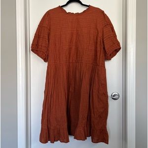 Puff Sleeve smock dress